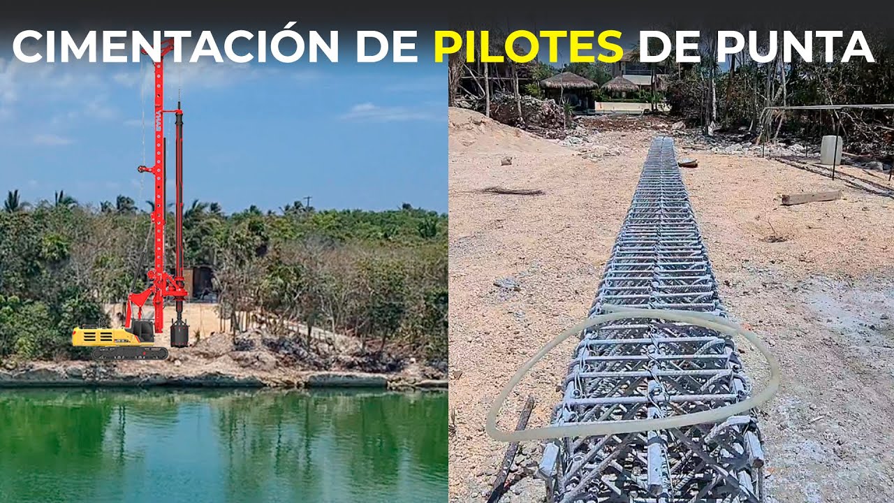CIMENTACIÓN de PILOTES* DE PUNTA ↗ | OBRAS AJENAS