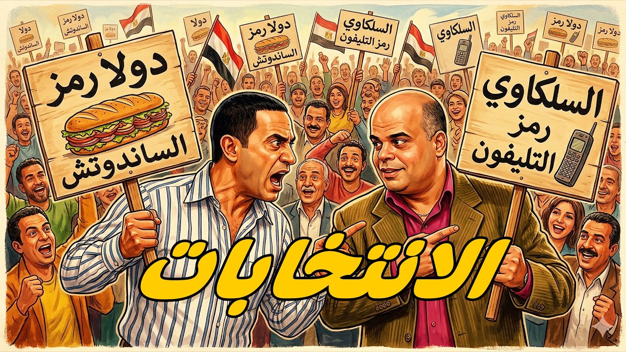 🤣 انتخبو دولا رمز الساندوتش 🤣 أشرف عبد الباقى  لقاء الخميسي 💥مش هتبطل ضحك😂🔥