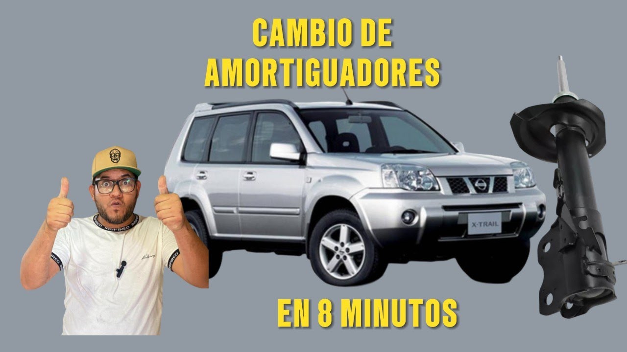 Como CAMBIAR amortiguadores delanteros / amortiguadores xtrail 2007