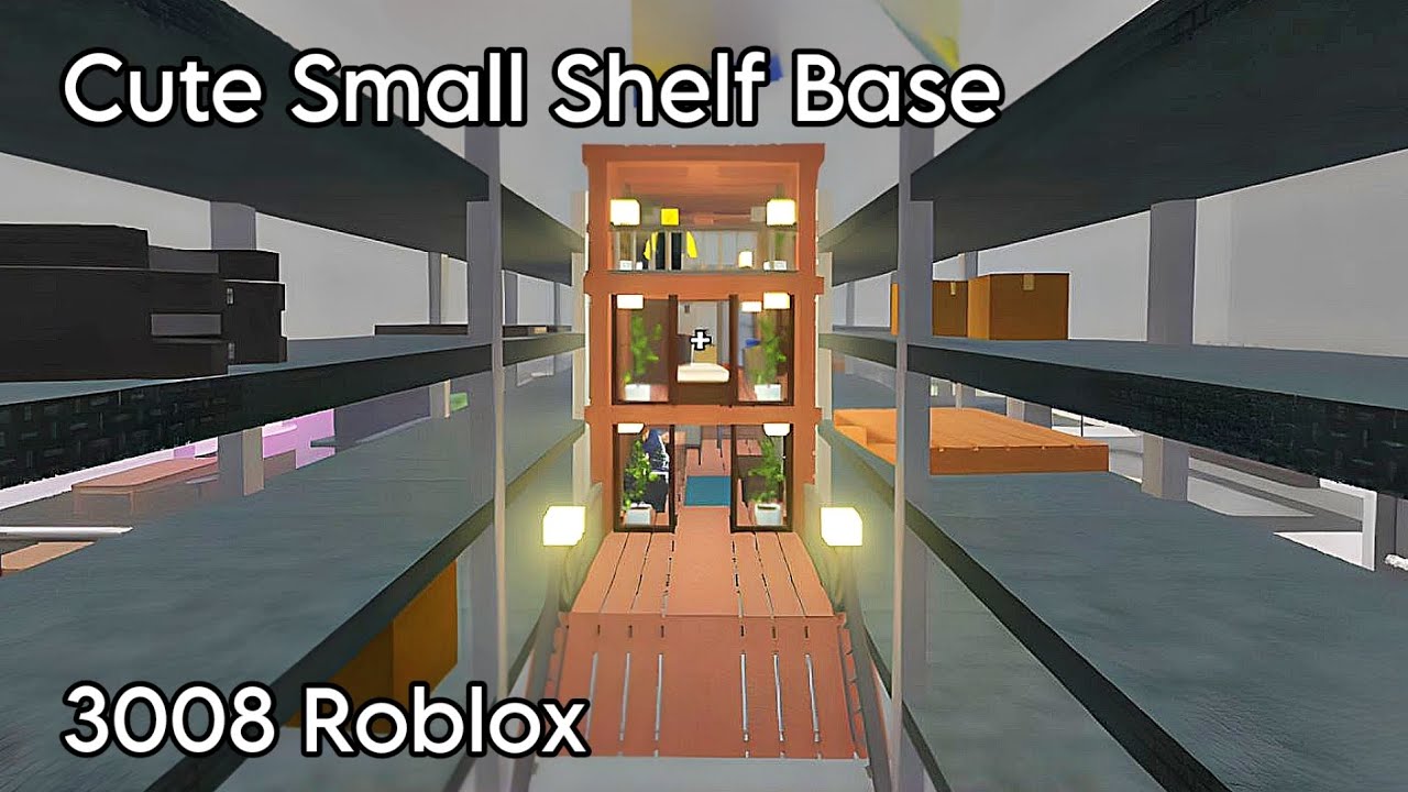 CUTE AND EASY SMALL SHELF BASE IDEA FOR 3008 ROBLOX ❤️ | MyelPlays
