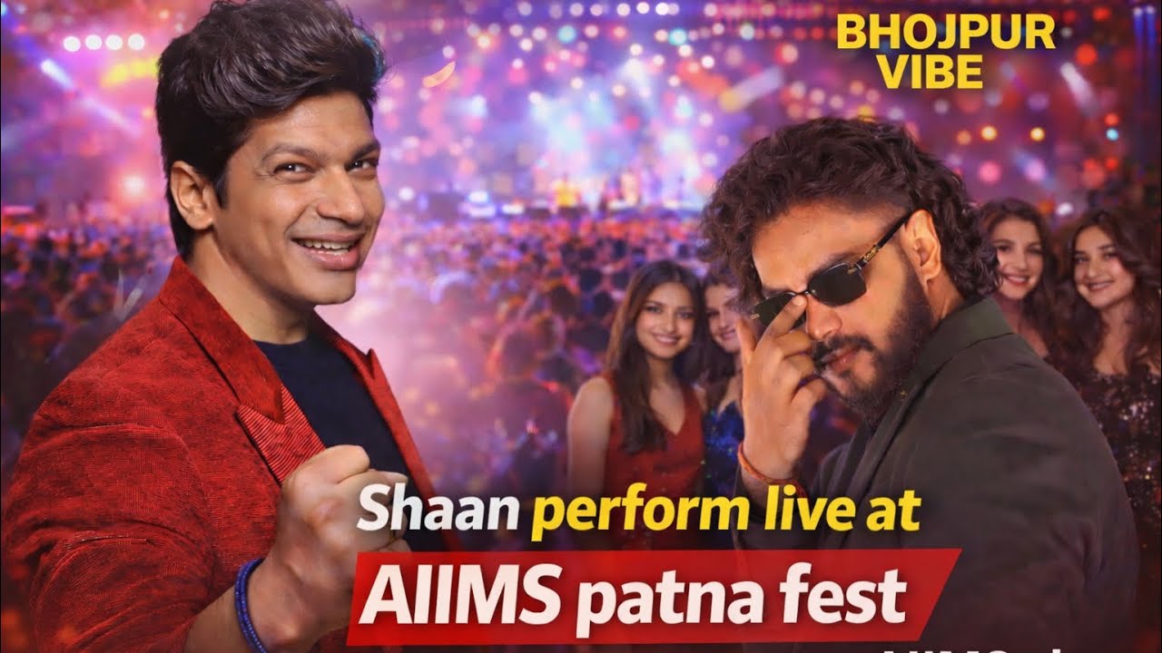SHAAN in Bhojpuri vibe || AIIMS fest live