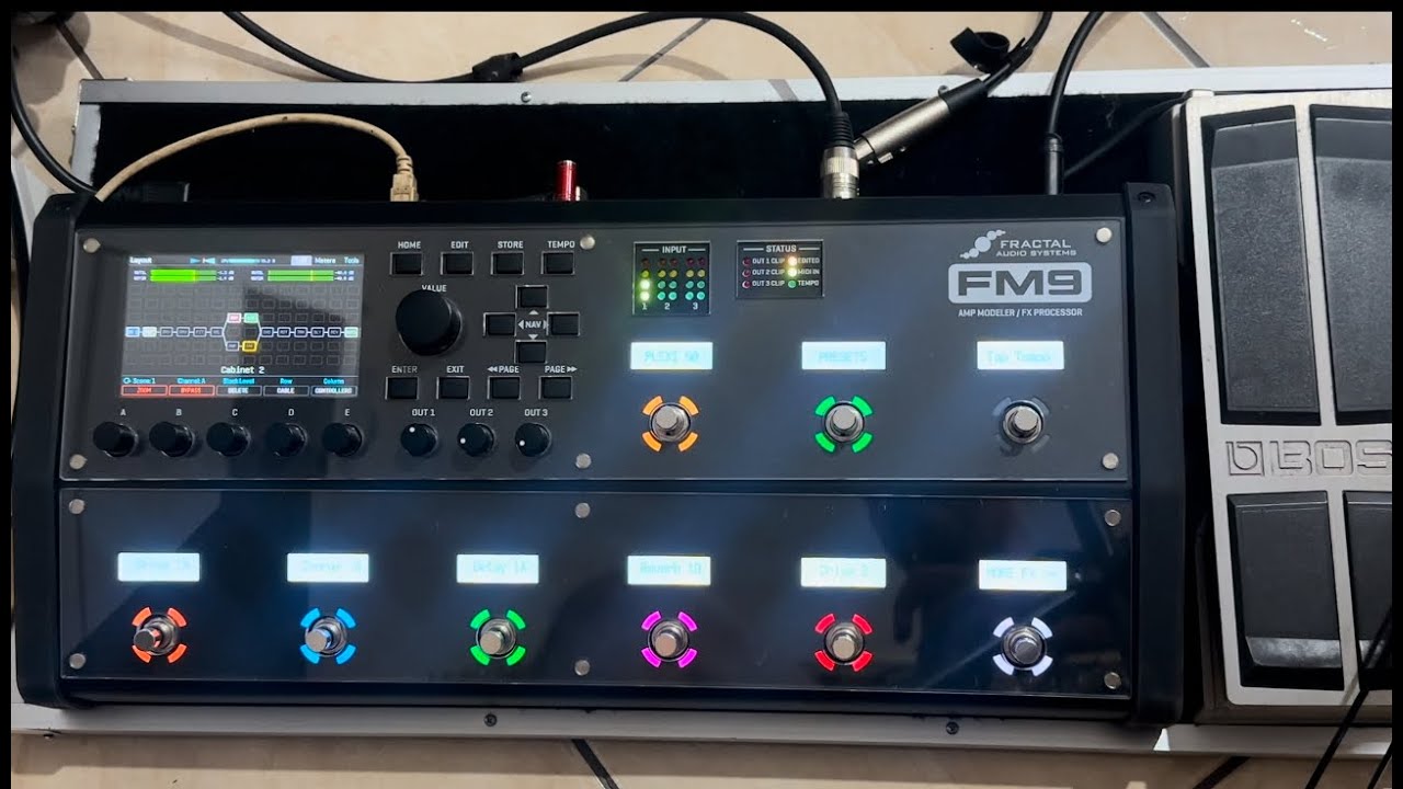 Mostrando meu Preset da Fractal FM9