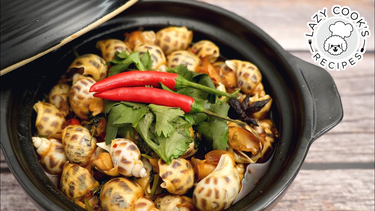 🌶 辣酒煮花螺 | 👨🏻‍🍳👩🏻‍🍳 懶人廚房 Lazy Cook's Recipes