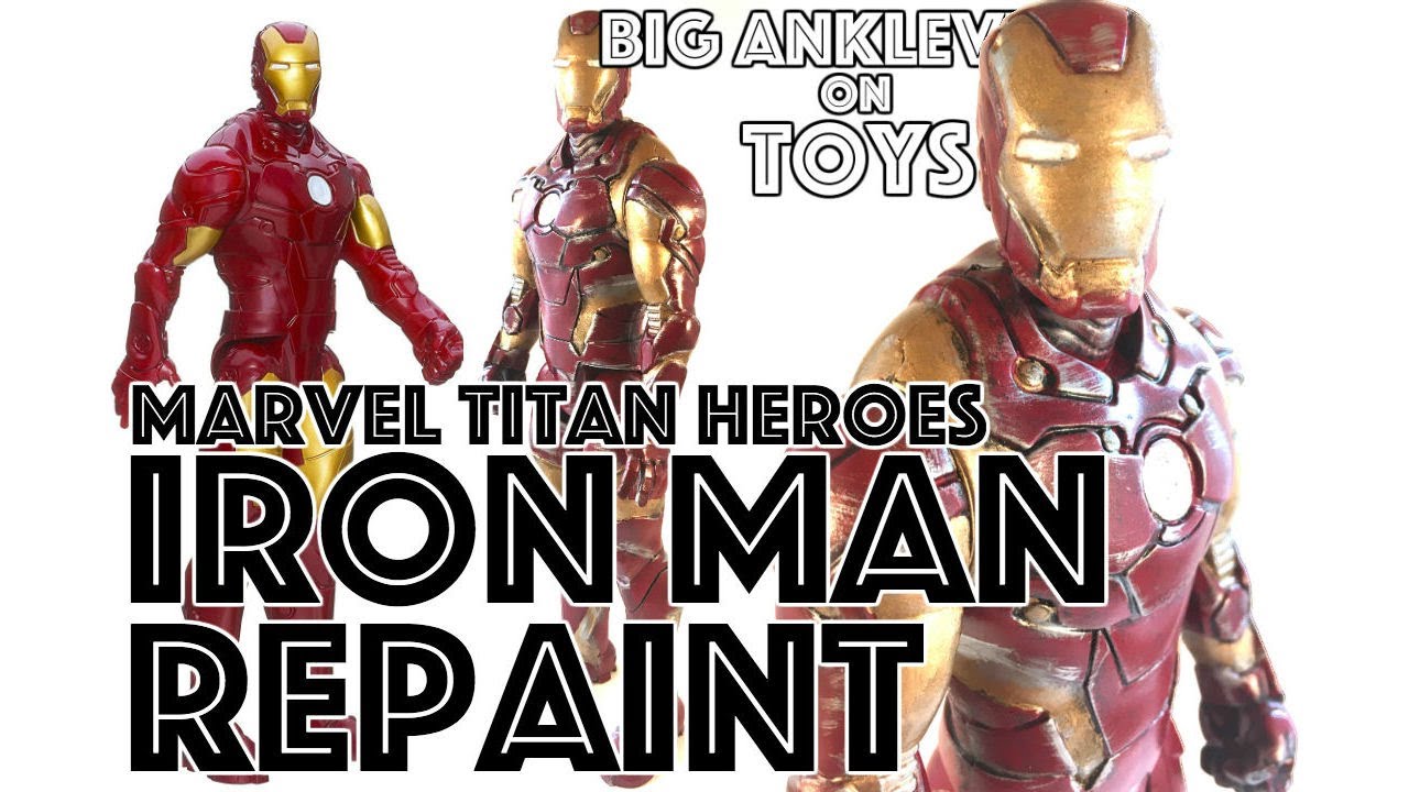 Marvel Titan Heroes Iron Man Custom Repaint
