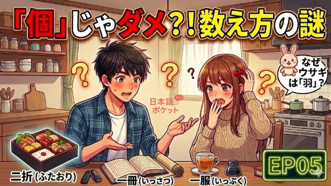 ウサギはなぜ「一羽」？500種類もある日本語の数え方の秘密｜日本文化豆知識｜日本語ポケット EP05