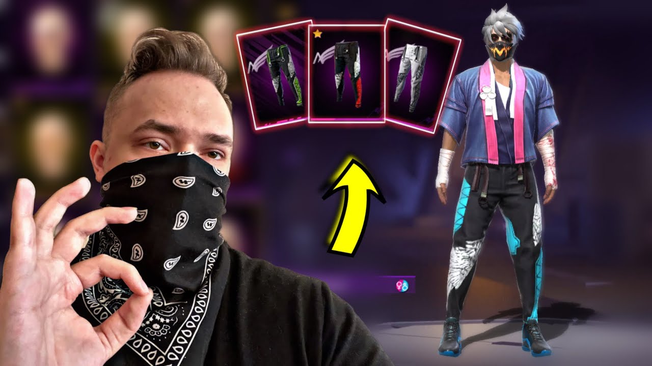 Как собрать крутые сеты со всеми штанами Ангела в Free Fire?