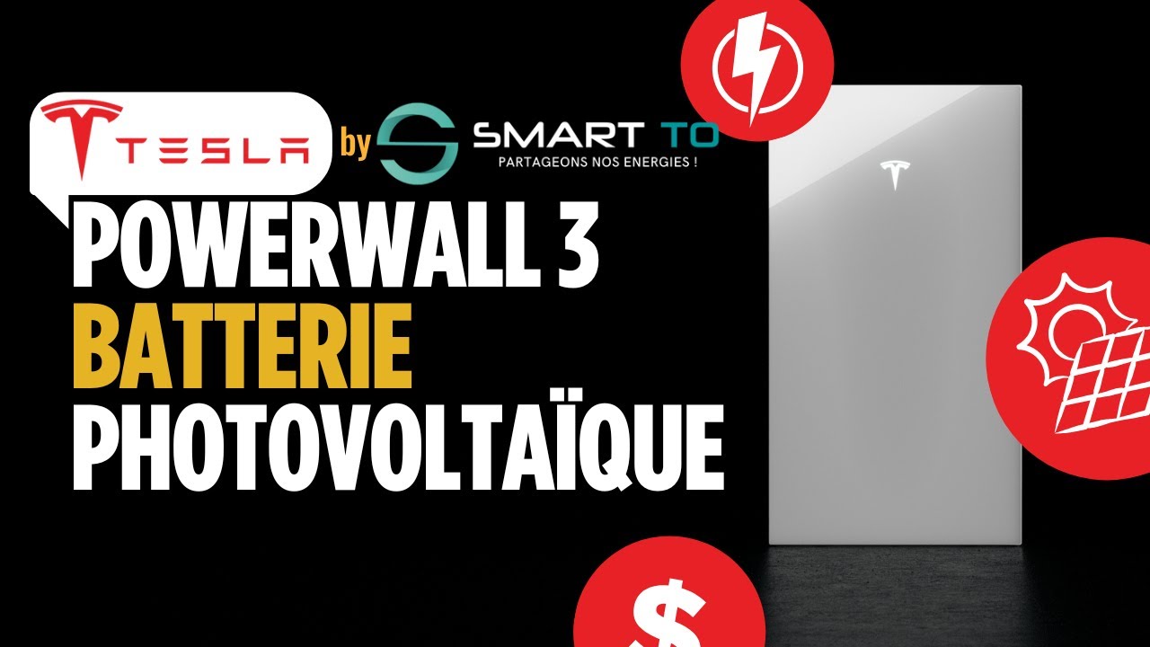 Batterie Tesla Powerwall 3 by Smart To