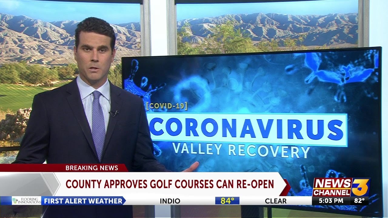 Coachella Valley golf courses could reopen this week with restrictions