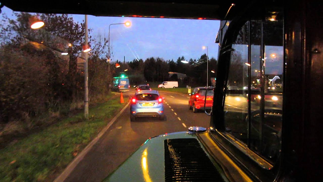 Prewar Leyland Tiger ride - ex Southdown DUF 179, part 2 Lakeside towards Treacle Mine roundabout
