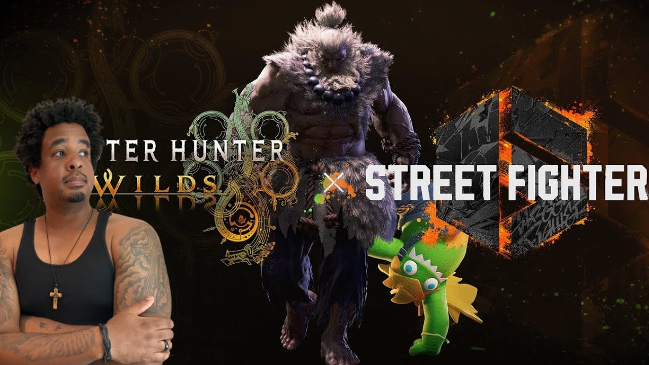 Akuma in Monster Hunter Wilds! Street Fighter 6 collaboration trailer - REACTION