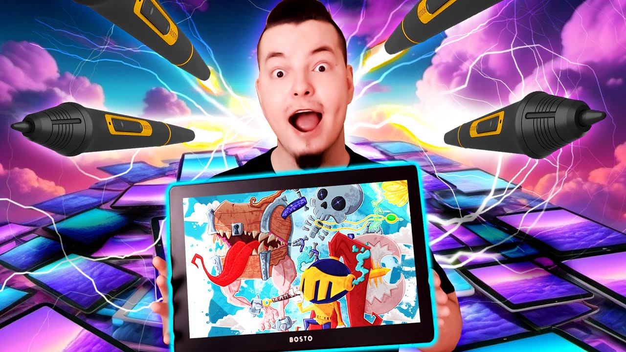 NAJDOKŁADNIEJSZY TABLET GRAFICZNY 4K?! - BOSTO BT-16UHD