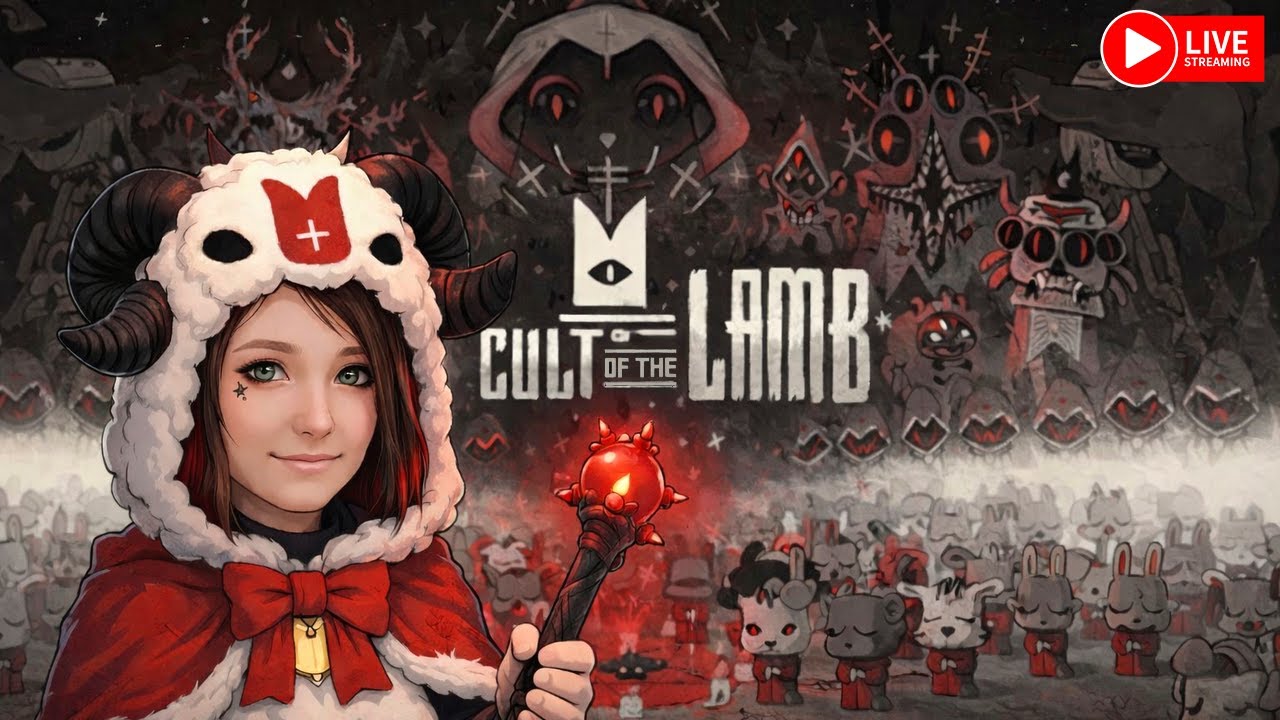 ПЕРВЫЙ РАЗ ИГРАЮ В CULT OF THE LAMB ► СТРИМЧЕСТЕР #581 СТРИМ