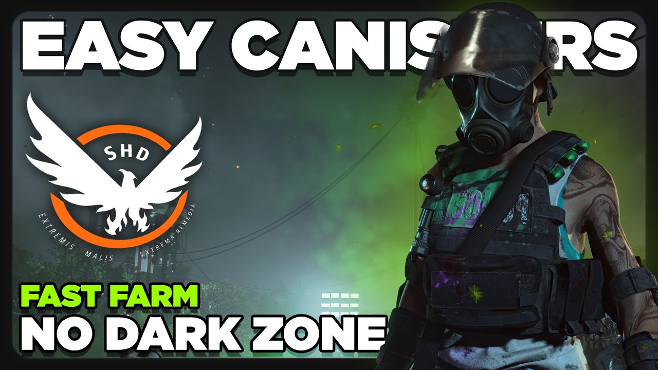 Easy Canister Farm ~ NO DZ REQUIRED | Tips & Tricks | The Division 2
