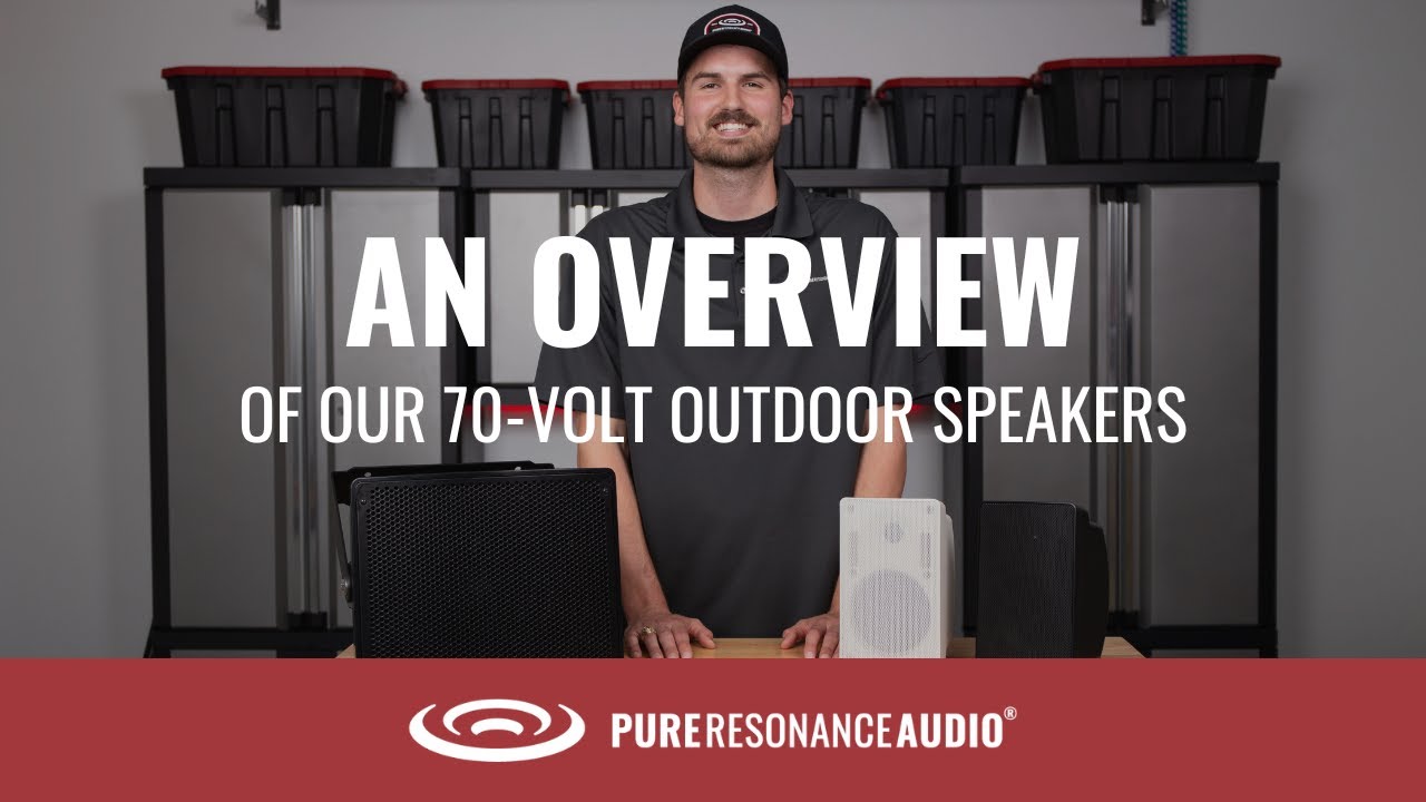 An Overview of Pure Resonance Audio 70-Volt Outdoor Surface-Mount Speakers