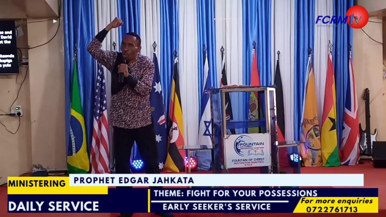 MORNING  SERVICE// THEME: FIGHT FOR YOUR POSSESSIONS// PROPHET EDGAR JAHKATA //  06.02.2026