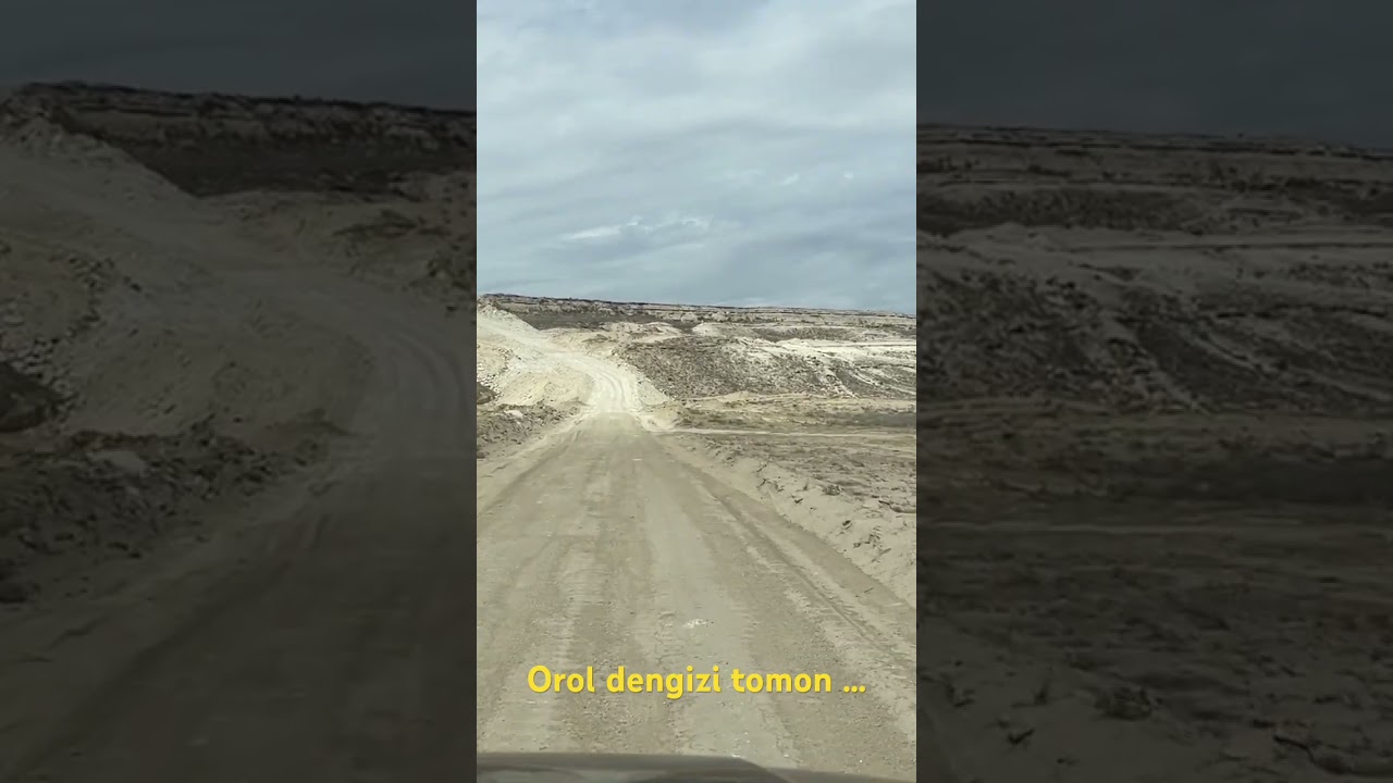Qoraqalpog’iston shu kunlarda … Mo’ynoq tumani markazidan Orol tomon #aralsea #karakalpakstan