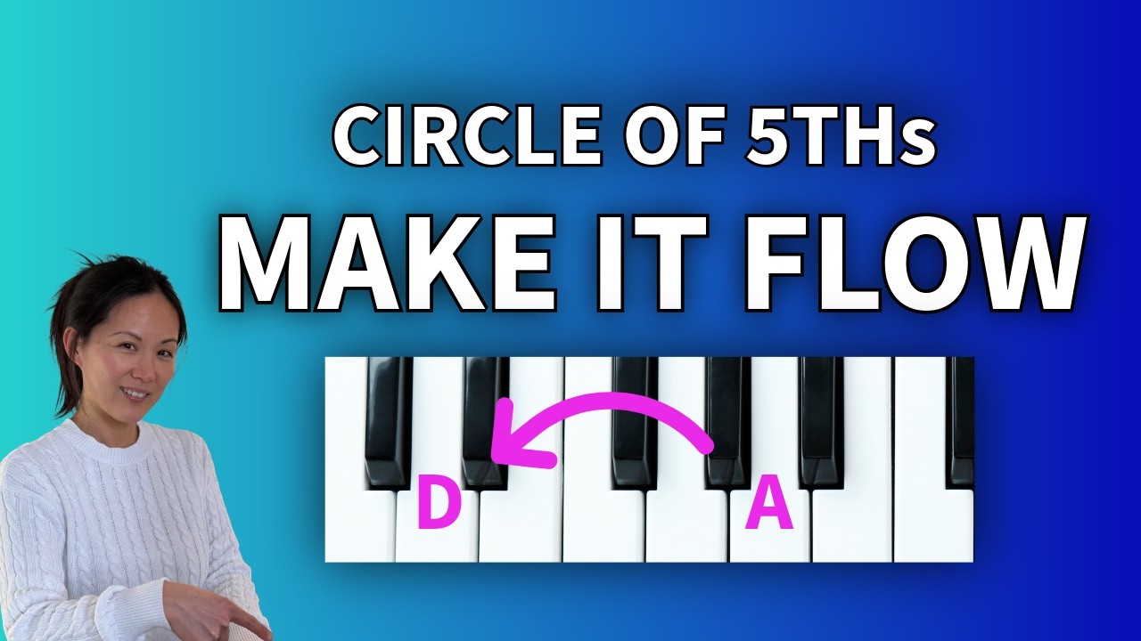 How to Use the Circle of 5ths in Real Piano Playing (With Just 4 Simple Chords, no theory)