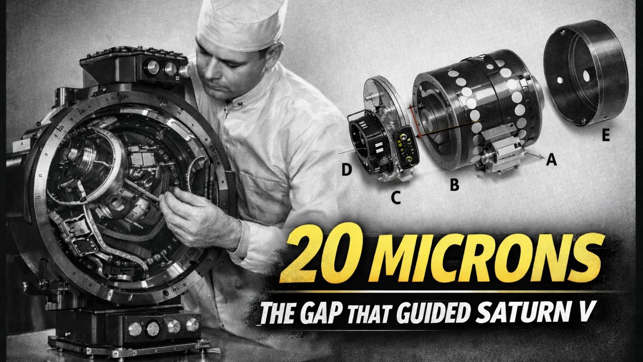Saturn V guidance platform gas bearings — why 20 microns mattered