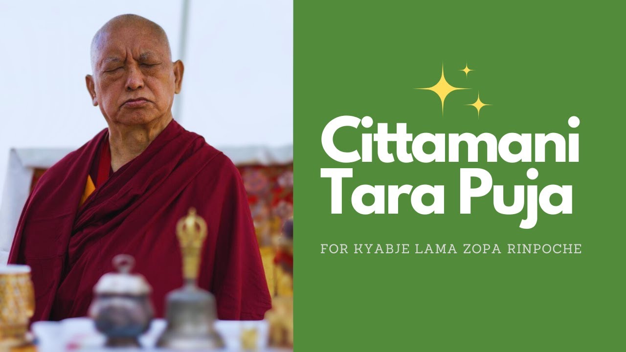 Cittamani Tara Puja for swift return of Kyabje Lama Zopa Rinpoche - (internet is unstable atm)