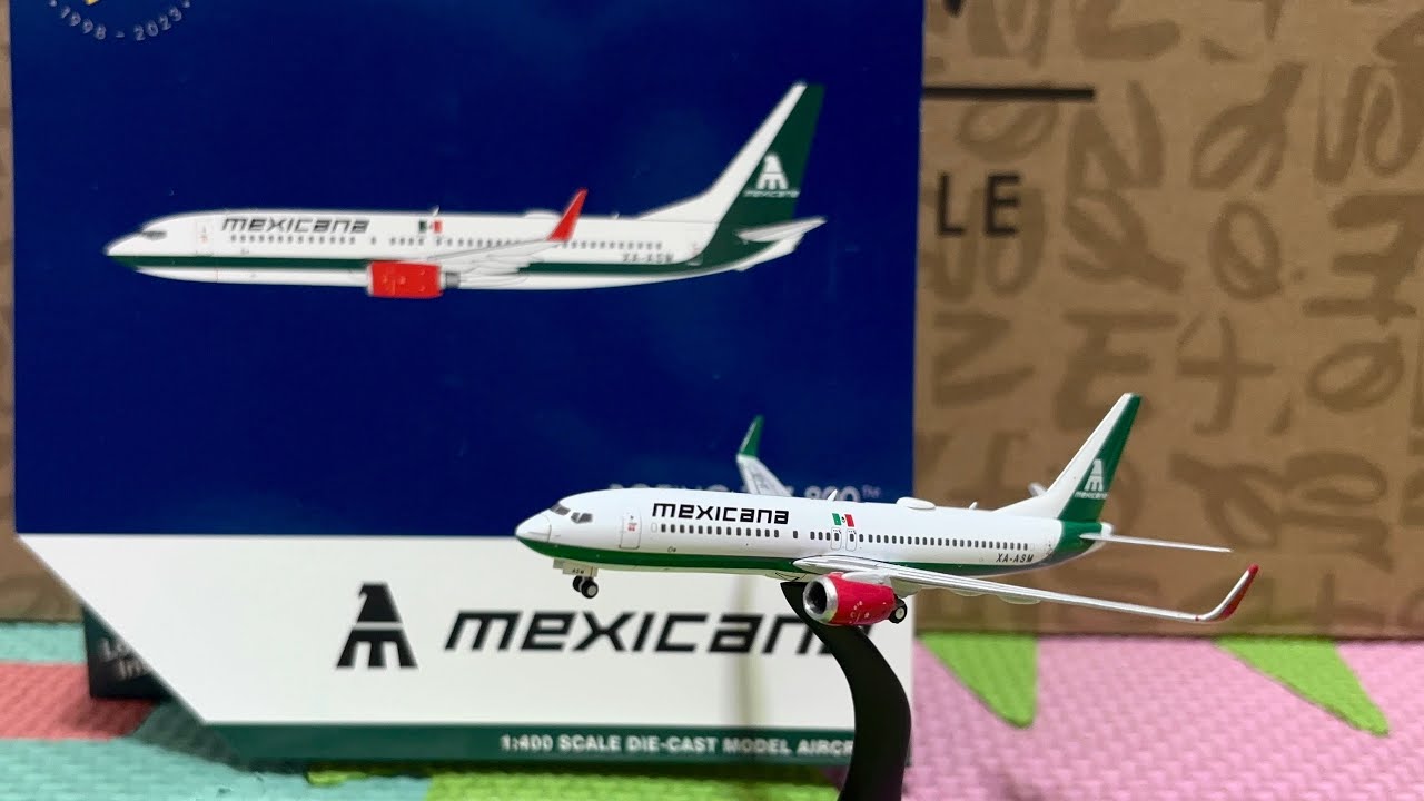BOEING 737-800 MEXICANA GEMINI JETS REVIEW #mexicanadeaviación #mexicana #boeing737 #geminijets