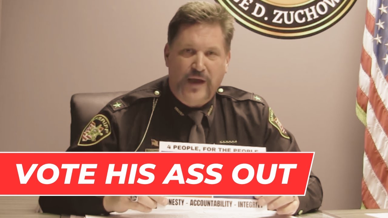 Crazy MAGA Sheriff INTIMIDATES Voters in Portage County, Ohio