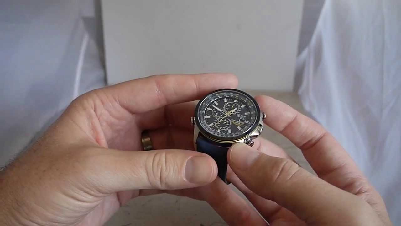 Citizen Blue Angels World Chronograph A-T AT8020 Watch Review