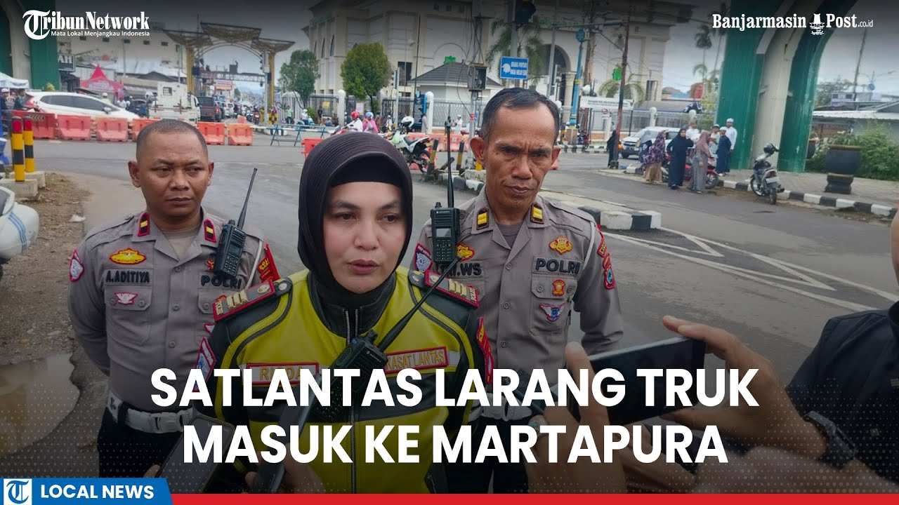 Satlantas Larang Truk Masuk Jalur A Yani Martapura Menjelang Haul Ke 20 Guru Sekumpul Sampai H+2