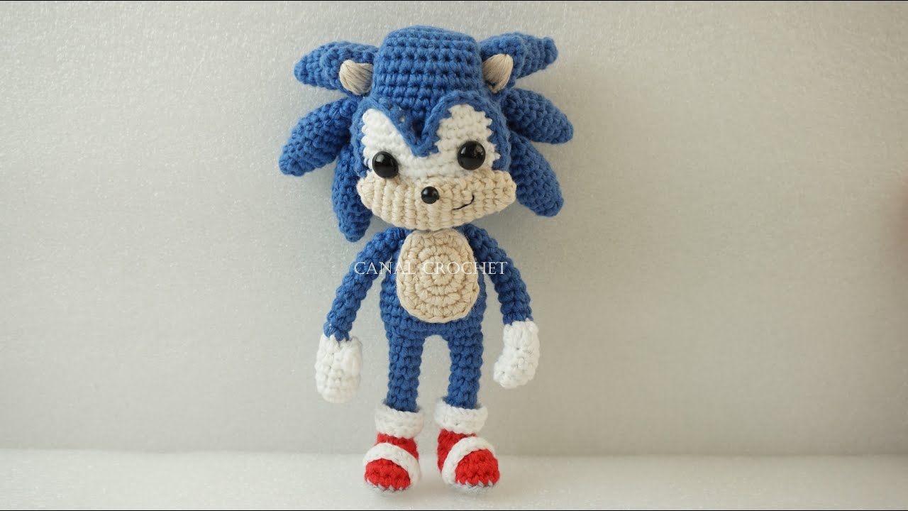 Sonic amigurumi tutorial