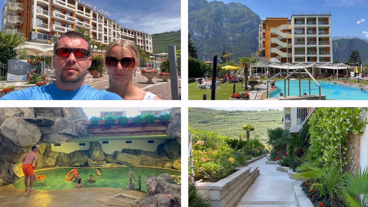 Влог. Полный обзор отеля Savoy Palace 4* на озере Гарда, в Riva del Garda. Что есть в этом отеле?