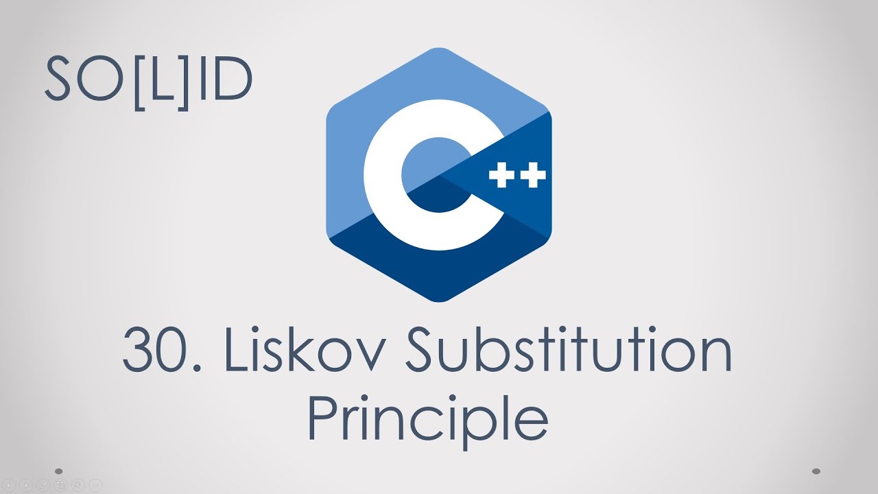 30. Liskov Substitution Principle SOLID