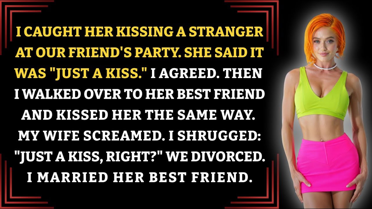 I Caught Her Kissing A Stranger At Our Friend's Party. She Said It Was 