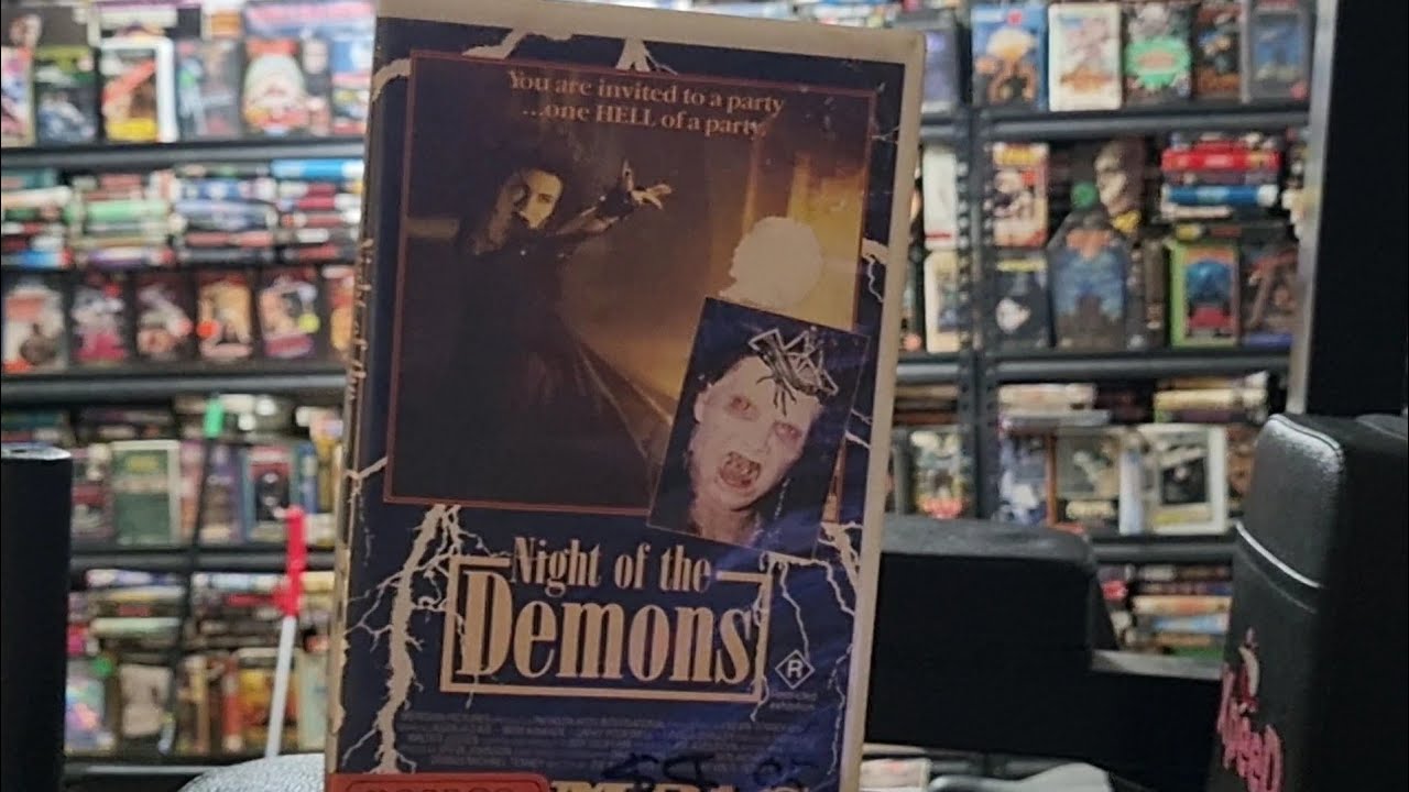 Night of the Demons 1988 VHS 😈😱😈