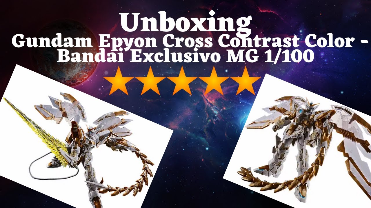 Unboxing Gundam Epyon Cross Contrast Color - Bandai Exclusivo MG 1/100