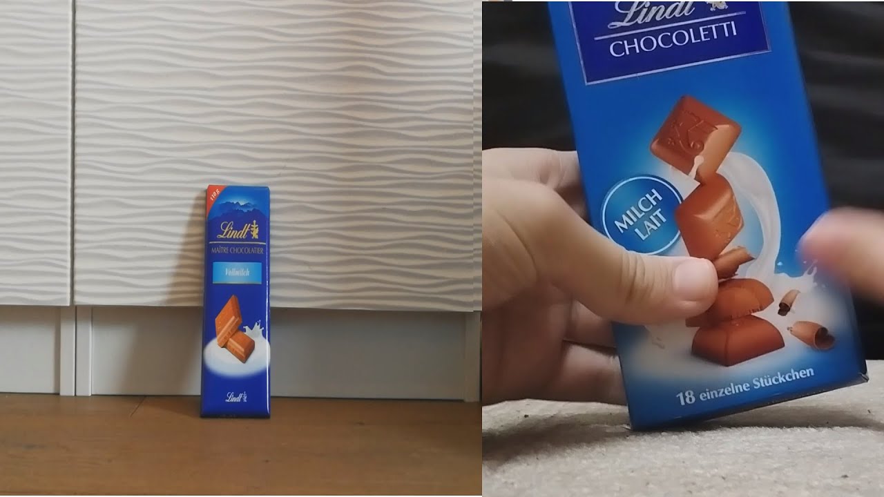 Lindt Chocolate Bars Satisfying unboxing ASMR
