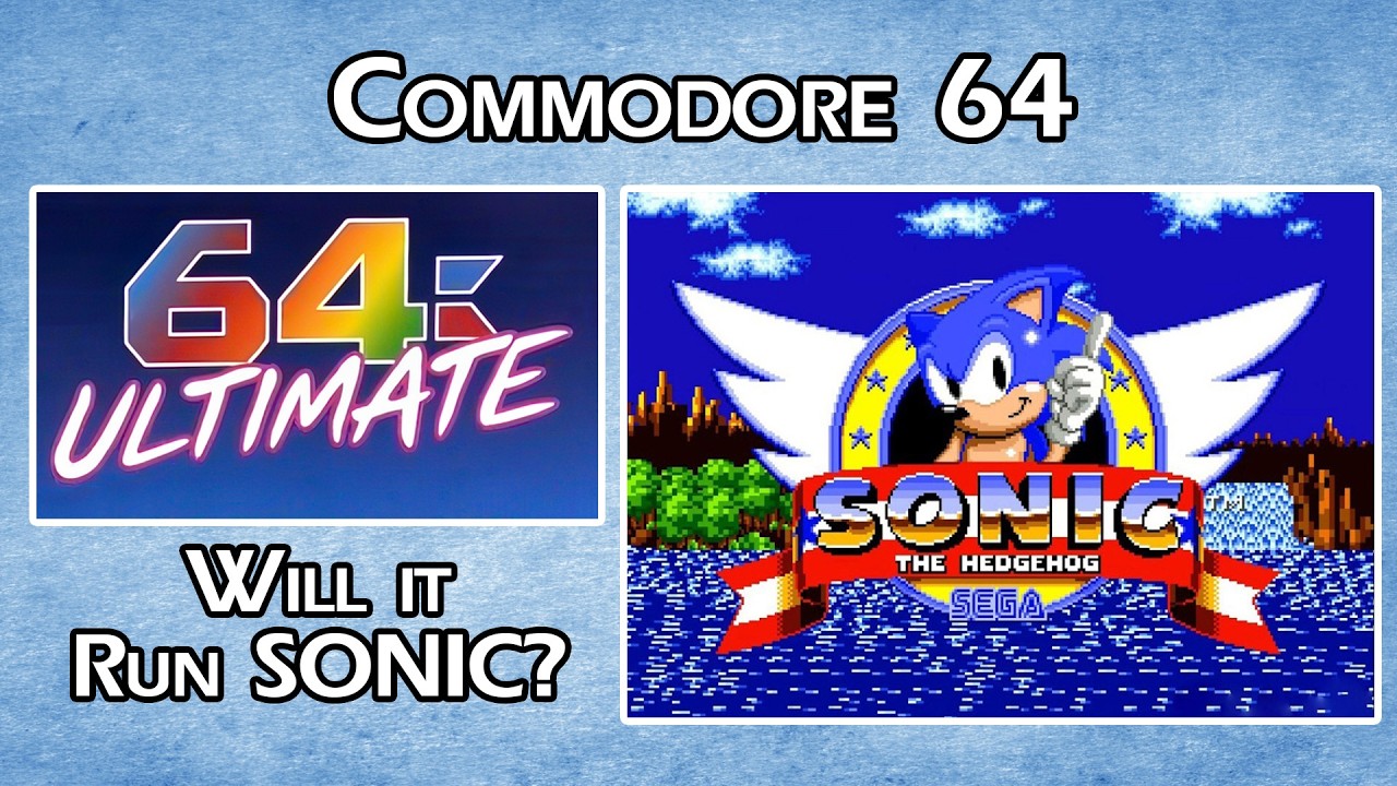 Насколько хорош Соник Еж на новом Commodore 64 Ultimate?