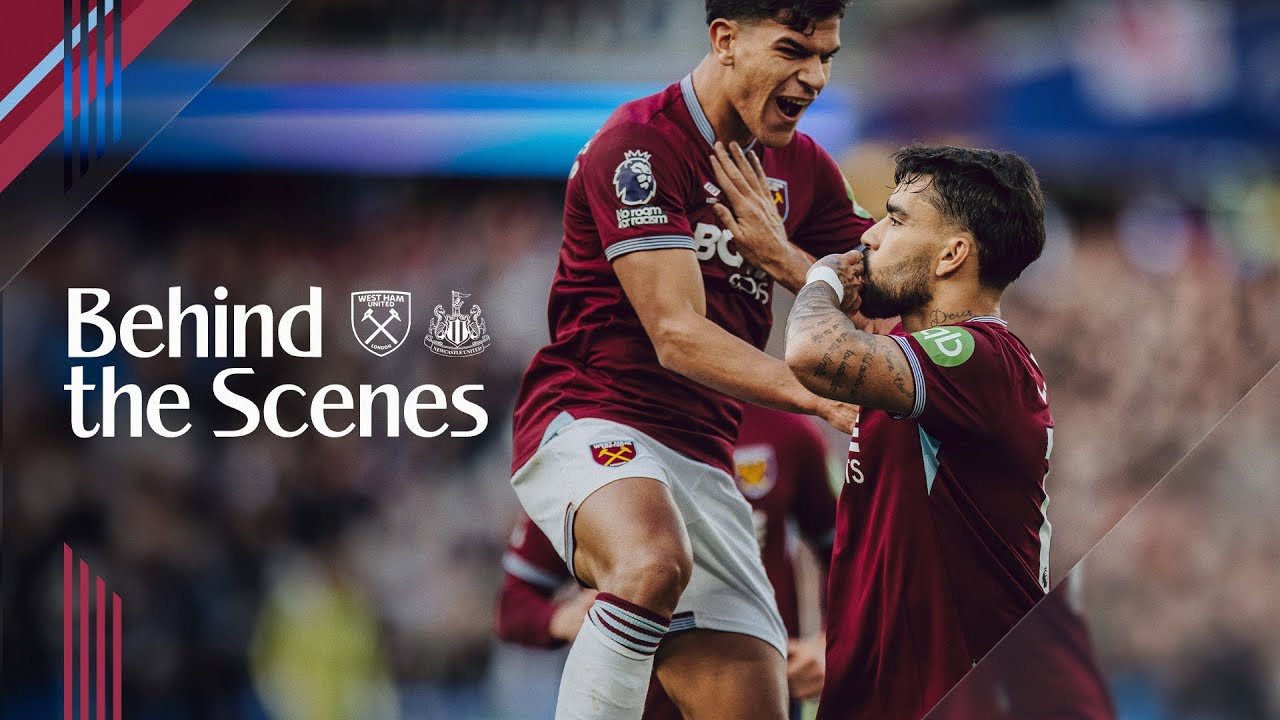 Paquetá & Souček on Target in First Nuno Win! 😍 | West Ham 3-1 Newcastle | Behind the Scenes 🎥