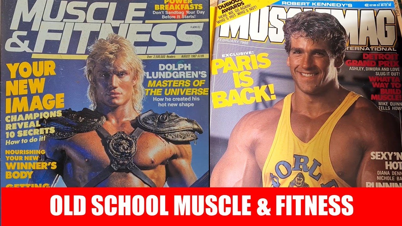 OLD SCHOOL MUSCLE & FITNESS MAGS