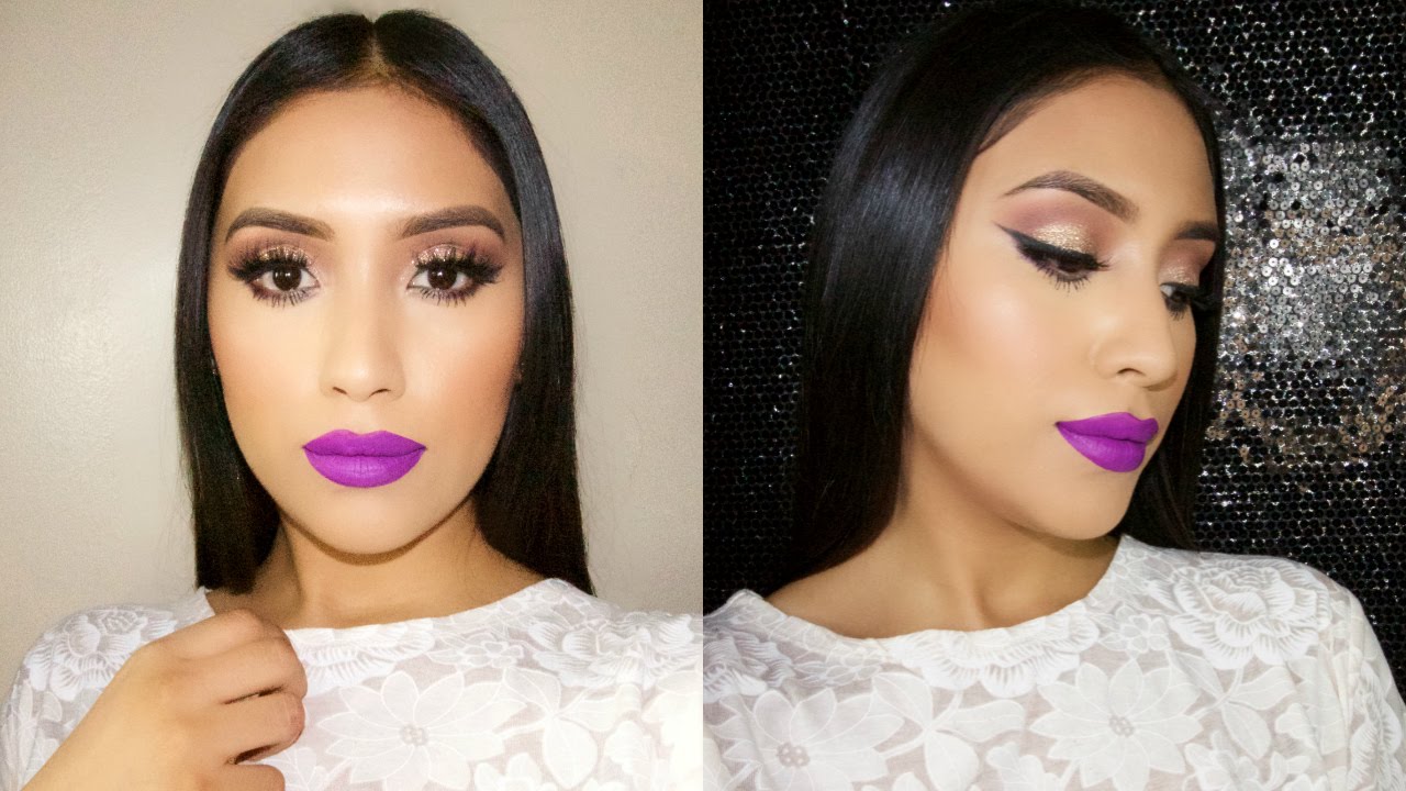 Purple Lips & Glitter for Spring 2016