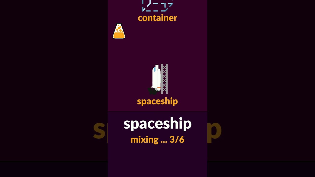 How to use the SPACESHIP in Little Alchemy 2
