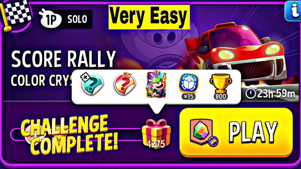 Color Crystals Rainbow Score Rally Solo Challenge | Match Masters PVP Gameplay
