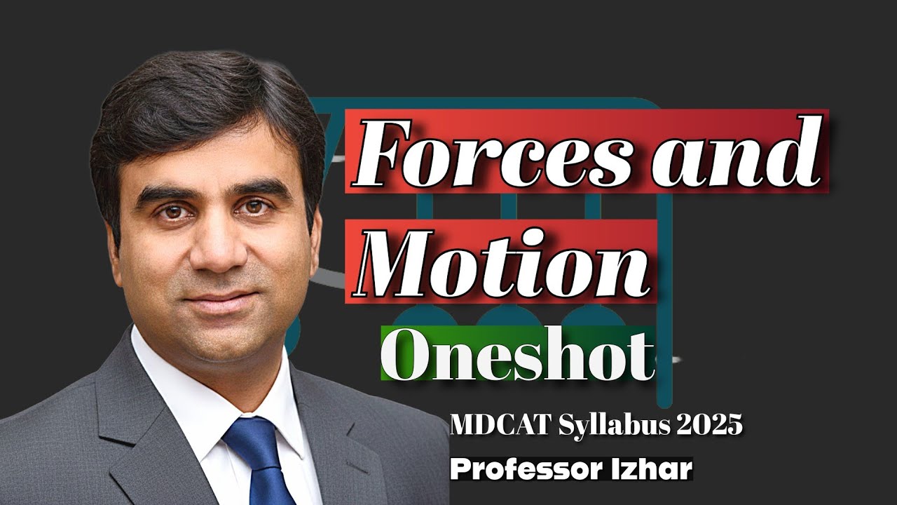 Forces and Motion in OneShot | Sir Izhar | MDCAT/NUMS Physics Syllabus 2025