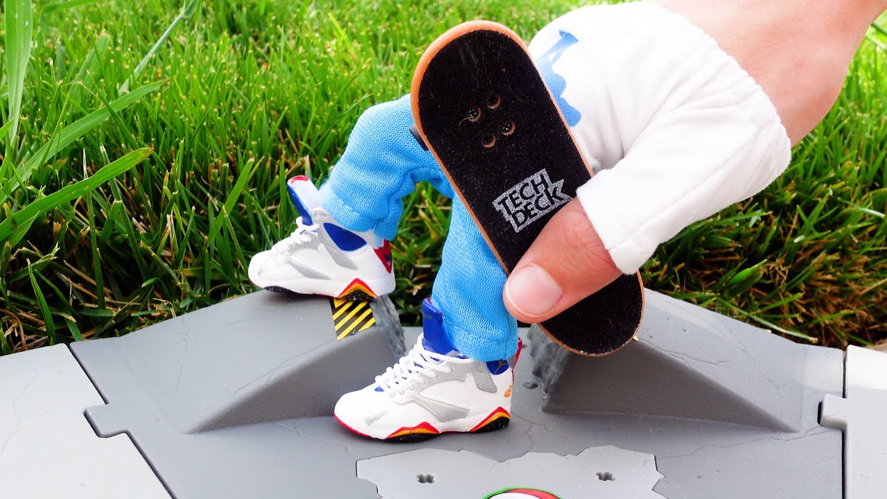 Пальчиковый скейтборд | Tech Deck SHREDLINE 360 Распаковка | Трюки на скейтборде | Мини Nike