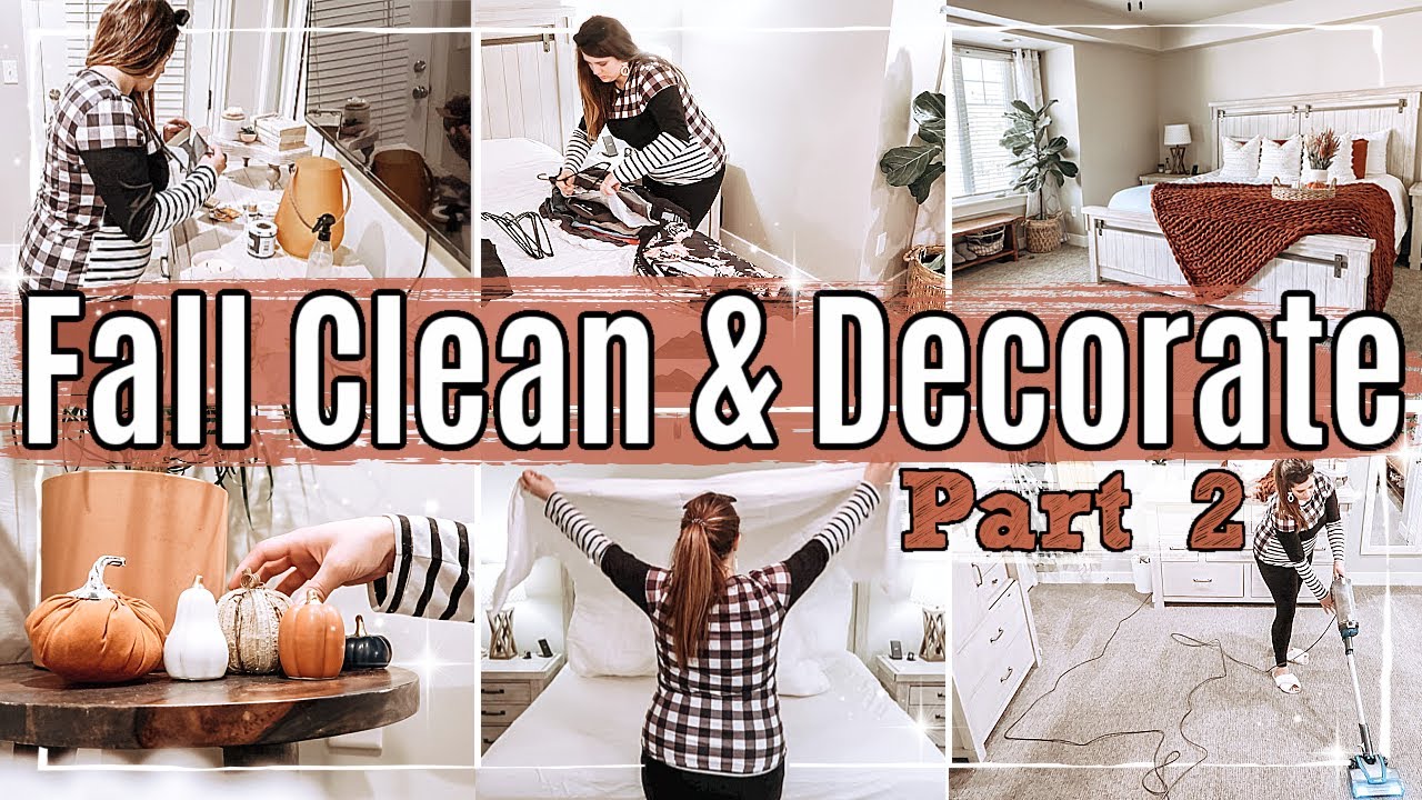 SUPER RELAXING 🍂 AFTER DARK FALL CLEAN and DECORATE WITH ME 2020 *PART 2* :: MODERN FARMHOUSE FALL