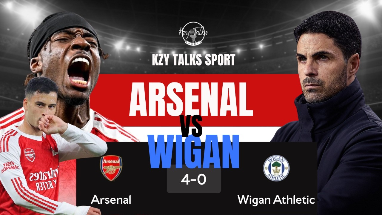 ARSENAL DEFEAT WIGAN IN FA CUP ROUND | Analyzing the 4-0 Victory Over Wigan