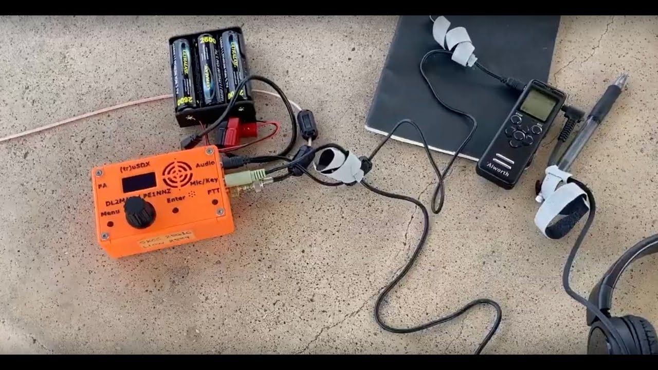 (tr)uSDX CW POTA in San Angelo State Park - US - 3053