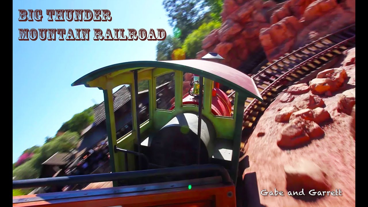 Big Thunder Mountain Railroad Ride with Gabe and Garrett! (Disneyland)
