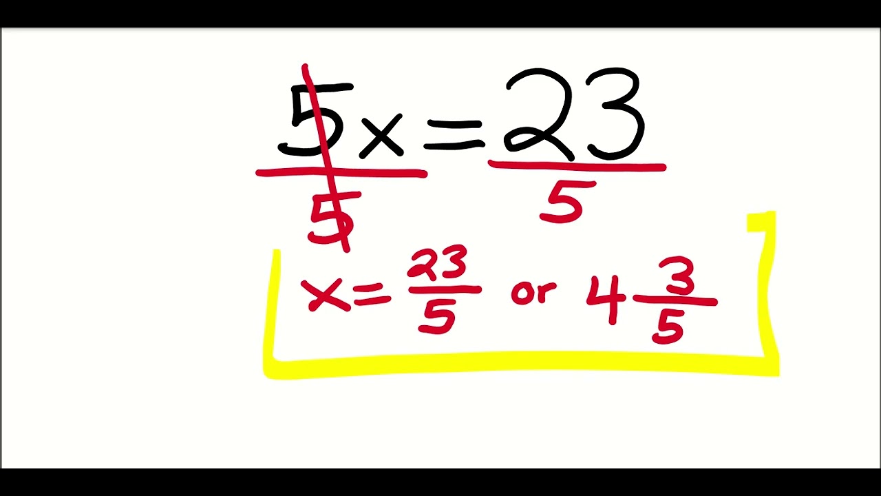 Solve for X Practice