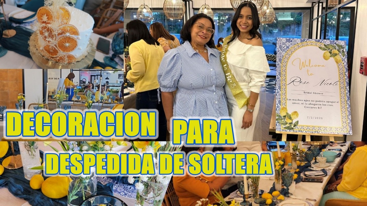 DECORACION PARA DESPEDIDA DE SOLTERA