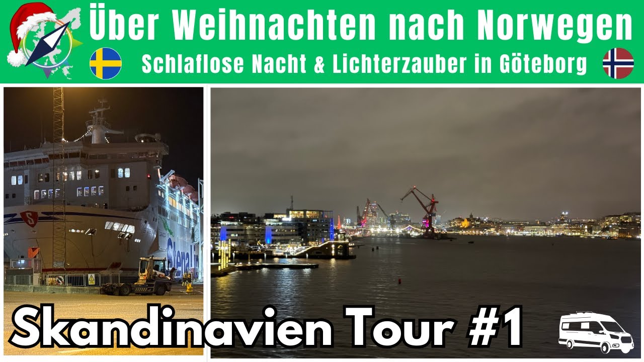 Über Weihnachten 🎅🏻 nach Norwegen 🇳🇴 Schlaflose Nacht & Lichterzauber in Göteborg 🇸🇪