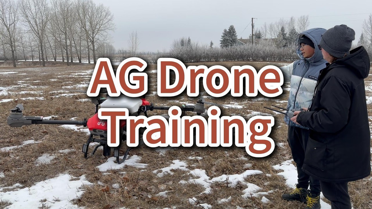 Agricultural drone training in Calgary